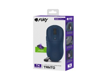 slomart FURY Tanto T4 Gaming Miš, Bežični, 12000 DPI, Garnet