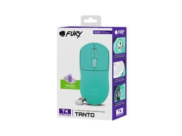 slomart FURY Tanto T4 Gaming Miš, Bežični, 12000 DPI, Mint