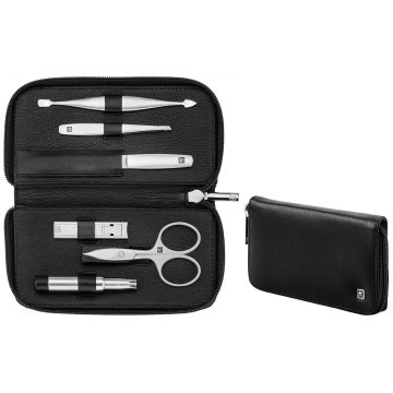 slomart Zwilling Twinox putni set, kožni etui, crni, 6 komada