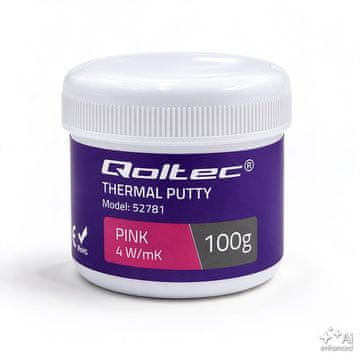 slomart Qoltec termalna pasta, 4W/m-K, 100g, roza