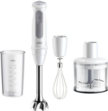 BRAUN Braun MultiQuick 5 štapni mikser, 1000W, 500ml sjeckalica, bijela