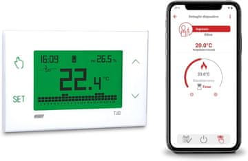 slomart VEMER VE795800 TUO 4G pametni sobni termostat, 4G-LTE, SIM kartica