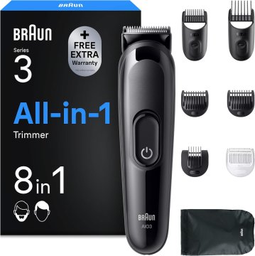 BRAUN Braun All-in-One Series 3 Multigroom AIO3535n, 8-u-1, crni