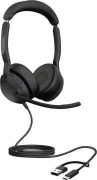 Jabra Słuchawki Evolve2 50 USB C/A MS Stereo czarne 25089-999-799