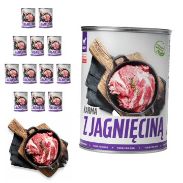 Tuff Stuff mokra hrana za pse Janjetina konzerva 12x400g Luncheon meat