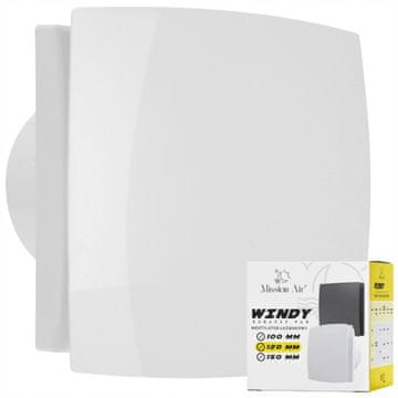 Ventilator za kupaonicu WINDY 120 S BIJELI