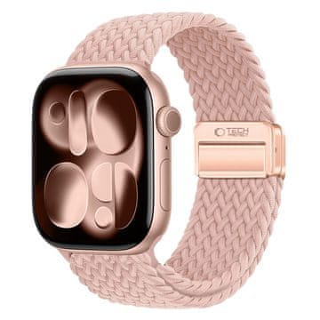 Tech-protect Nylon Mag remen za Apple Watch 40/41/42mm, dusty rose