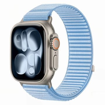 Tech-protect Nylon Loop remen za Apple Watch 44/45/46/49mm, baby blue