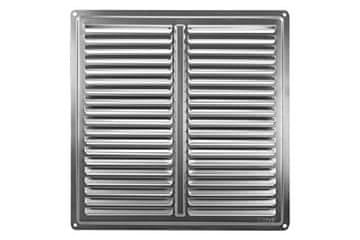 HACO Ventilacijska rešetka Ventilation grille - cover NVM, 250 x 250 mm K, stainless steel 0712