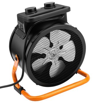 Electric NEO TOOLS 90-063 keramički ventilator grijač, 3kW, crni/narandžasti