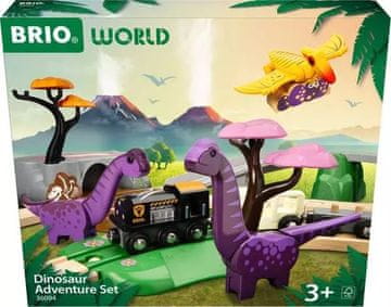 Brio BRIO Dinosaur Adventure Set s vlakom i figurama