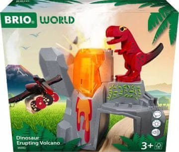 Brio BRIO Dinosaur Erupting Volcano set s figurama