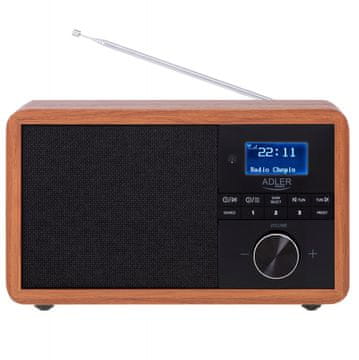 Dab Adler DAB+ radio prijemnik AD 1184 Bluetooth USB