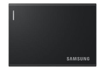 slomart Samsung T7 Prijenosni SSD 1TB USB4.0 GEN 3x2 MU-PF1T0G/WW, crni