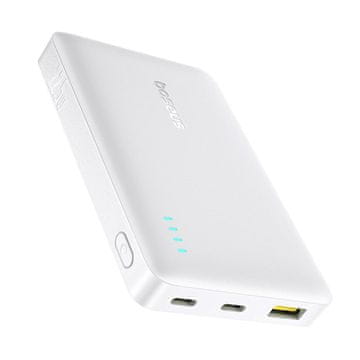 BASEUS Baseus EnerFill FP21 Power Bank 10000mAh 22.5W USB-A/USB-C - Bijela