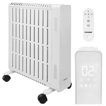 Kaminer Arvell 2500 W WiFi uljem punjeni radijator s 11 rebra - Bijela