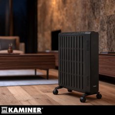 Kaminer Arvell 2500 W WiFi uljem punjeni radijator s 11 rebra - Crni