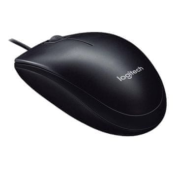 Logitech M90 optički žičani USB crni miš