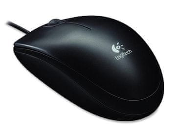 Logitech B100 USB optički crni miš