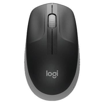 Logitech M190 bežični optički sivi miš