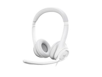 Logitech Slušalice Logitech H390, bijele, USB
