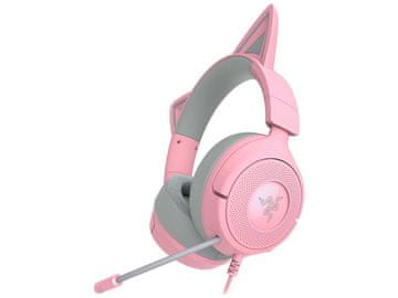 Razer Slušalice Razer Kraken Kitty V3 X Quartz, ružičaste, 3.5 mm