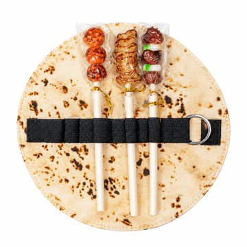 Dollcini Pernica na rolanje u obliku tortilje s 3 olovke kebab