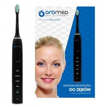 Oromed Oromed ORO-BRUSH BLACK, električna zvučna četkica za zube za odrasle