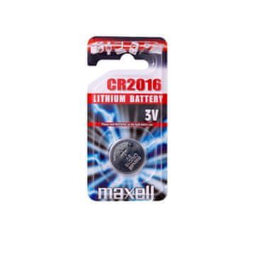 Maxell Maxell CR2016 litij baterija 3V, 90mAh - srebrna, 1 komad