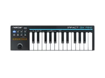 Impact Nektar Impact GX Mini MIDI tipkovnica, 25 tipki, USB, crna
