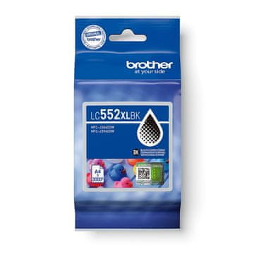 BROTHER Brother LC552XLBK tinta, Original, Crna, 3000 stranica