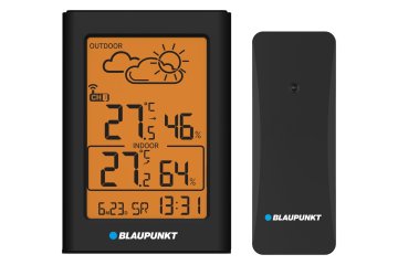 slomart Blaupunkt WS15BK vremenska stanica, crna
