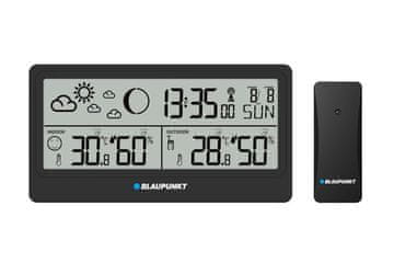 slomart Blaupunkt WS20BK vremenska stanica, crna
