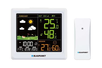 slomart Blaupunkt WS25WH vremenska stanica, bijela