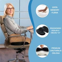 Orthexa Ortopedski jastuk za sjedenje – ComfortLux