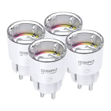 Gosund EP2-Z Smart pametna utičnica ZigBee 10A 4kom, bijela