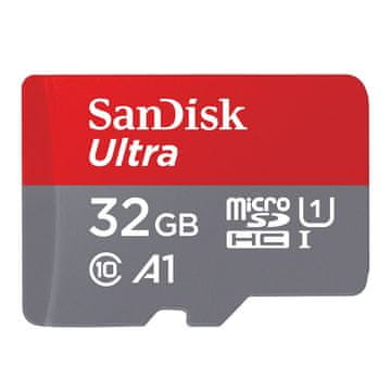 SANDISK Ultra microSDHC 32GB Class 10 UHS-I U1 V10 A1 FHD SD adapter SDSQUA4-032G-GN6MA memorijska kartica