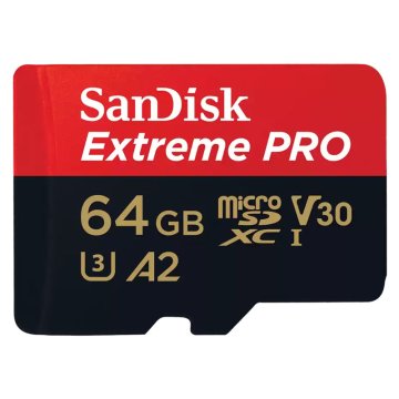 SANDISK Extreme PRO microSDXC 64GB Class 10 UHS-I U3 V30 A2 4K UHD SDSQXCU-064G-GN6MA memorijska kartica