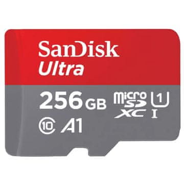 SANDISK Ultra microSDXC 256GB Class 10 UHS-I U1 V10 A1 FHD SD adapter SDSQUAC-256G-GN6MA memorijska kartica