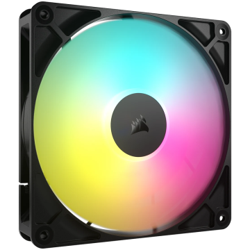 Corsair RS140 ARGB, 140mm PWM ventilator, crni