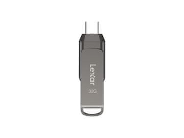 Lexar USB stick Lexar JumpDrive Dual D400, 32GB USB 3.1 Type-C, 100 MB/s