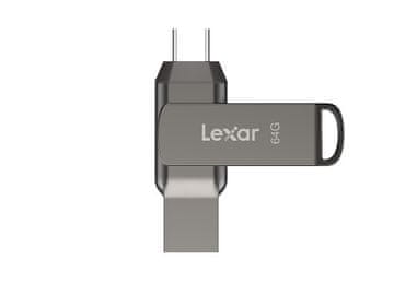 Lexar USB memorija Lexar JumpDrive Dual Drive D400, 64GB, USB 3.1 Type-C, 130 MB/s