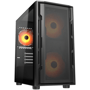 Cougar COUGAR UNIFACE MINI RGB, kućište za računalo, Mini Tower, crno