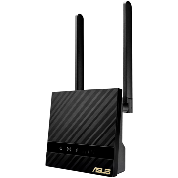 ASUS 4G-N16 N300 WiFi4 (802.11n) LTE Modem Usmjernik, 4G LTE za brzine interneta do 150 Mbps, žičani LAN Ethernet priključak, Uključi-i-Surfaj! Jednostavno postavljanje i korištenje