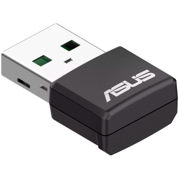 ASUS USB-AX55 Nano AX1800 Dual-Band WiFi 6 (802.11ax), mrežna sigurnost WPA3, OFDMA i MU-MIMO, USB adapter