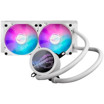 ASUS ROG Ryuo III 240 ARGB White Edition vodeno hlađenje za procesor, dva 120mm ARGB ventilatora, Aura Sync, bijelo