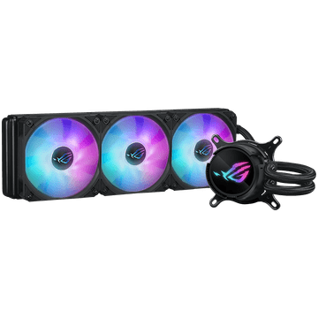 ASUS ROG Strix LC III 360 ARGB vodeno hlađenje za procesor, tri 120mm ROG ARGB ventilatora, Aura Sync