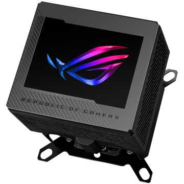 ASUS ROG Ryujin III WB vodeni blok za procesor, LCD zaslon, VRM ventilator, ROG priključci