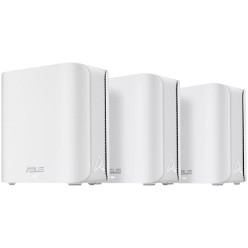 ASUS ZenWiFi BD4 (3-paket) BE3600 Dual-band WiFi 7 (802.11be) Mesh sustav, dvostruki 2.5G priključci, napredna mrežna sigurnost, roditeljski nadzor, AiMesh