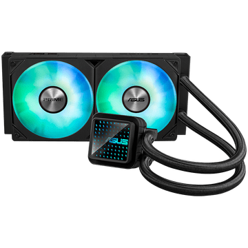 ASUS Prime LC 240 ARGB vodeno hlađenje za procesor, dva 120mm ARGB ventilatora, Aura Sync